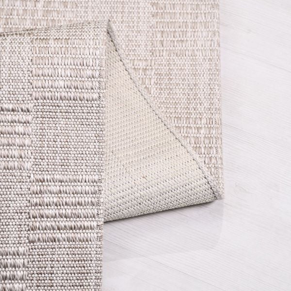 Crea Halı Epsilon EP07K Bej Hav Toz Vermez Sisal Halı Kolay Temizlenen Hasır Dokulu Modern Halı