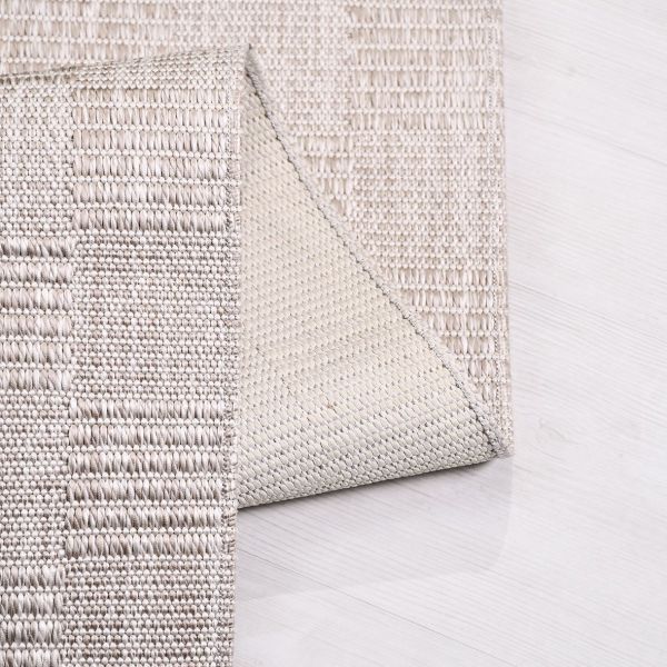 Crea Halı Epsilon EP07K Bej Hav Toz Vermez Sisal Halı Kolay Temizlenen Hasır Dokulu Modern Halı