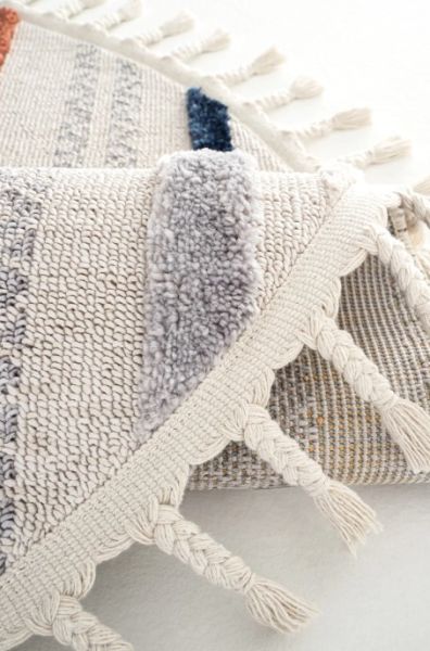 Eko Halı Terazzo 01 Multy Hav Toz Vermez Yuvarlak Yumuşak ve Parlak Tuşeli İskandinav Halı