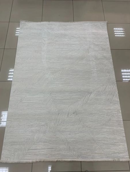 Merinos Rcycle Koleksiyonu 38446 061 Beyaz Modern Dokuma Salon Mutfak Halısı Yolluk