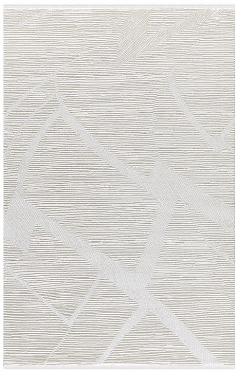 Merinos Rcycle Koleksiyonu 38446 061 Beyaz Modern Dokuma Salon Mutfak Halısı Yolluk