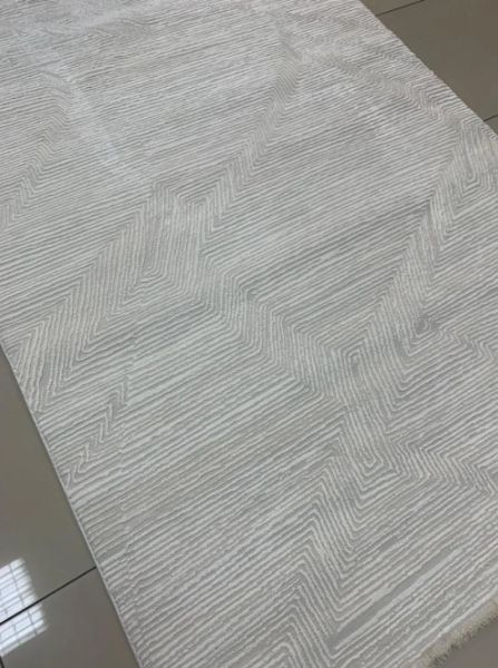 Merinos Rcycle Koleksiyonu 38446 061 Beyaz Modern Dokuma Salon Mutfak Halısı Yolluk