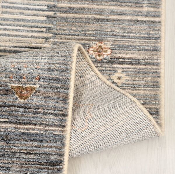 Crea Halı Alya AV02 Vintage Eskitme Desen Yumuşak Tuşeli Etnik Dokuma Taban Etnik Salon Oturma Odası Halısı My Crea Home