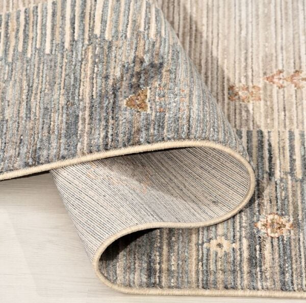 Crea Halı Alya AV02 Vintage Eskitme Desen Yumuşak Tuşeli Etnik Dokuma Taban Etnik Salon Oturma Odası Halısı My Crea Home