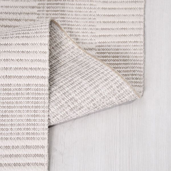 Crea Halı Epsilon EP08K Krem Hav Toz Vermez Sisal Halı Kolay Temizlenen Hasır Dokulu Modern Halı