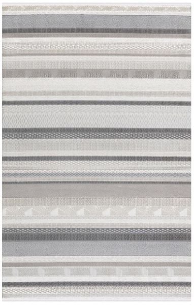 Merinos Rcycle Koleksiyonu 38433 665 Gri Modern Dokuma Salon Mutfak Halısı Yolluk