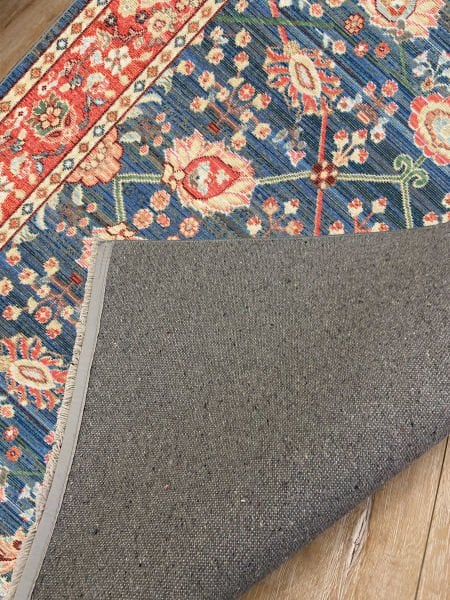 Drom Kaymaz Tabanlı Yıkanabilir Eskitme Klasik Salon Halısı