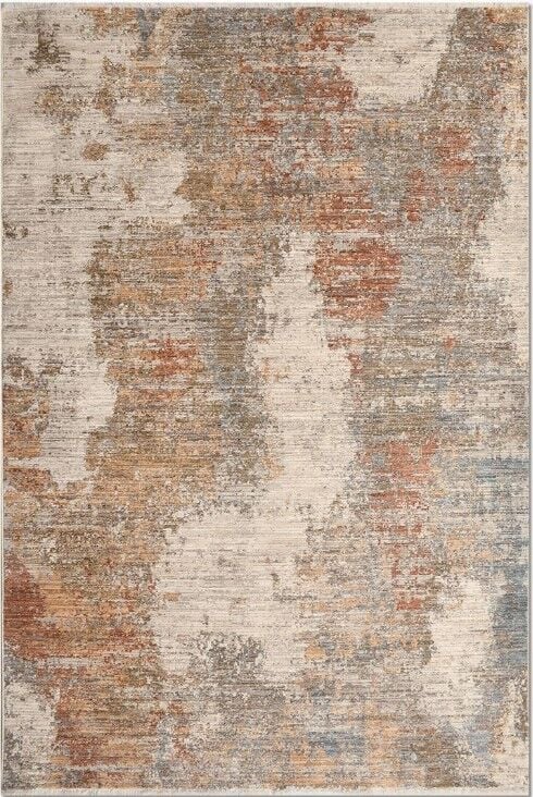 Crea Halı Alya AV03 Vintage Eskitme Desen Yumuşak Tuşeli Etnik Dokuma Taban Etnik Salon Oturma Odası Halısı My Crea Home