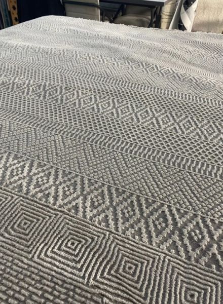 Merinos Rcycle Koleksiyonu 38422 096 Gri Modern Dokuma Salon Mutfak Halısı Yolluk