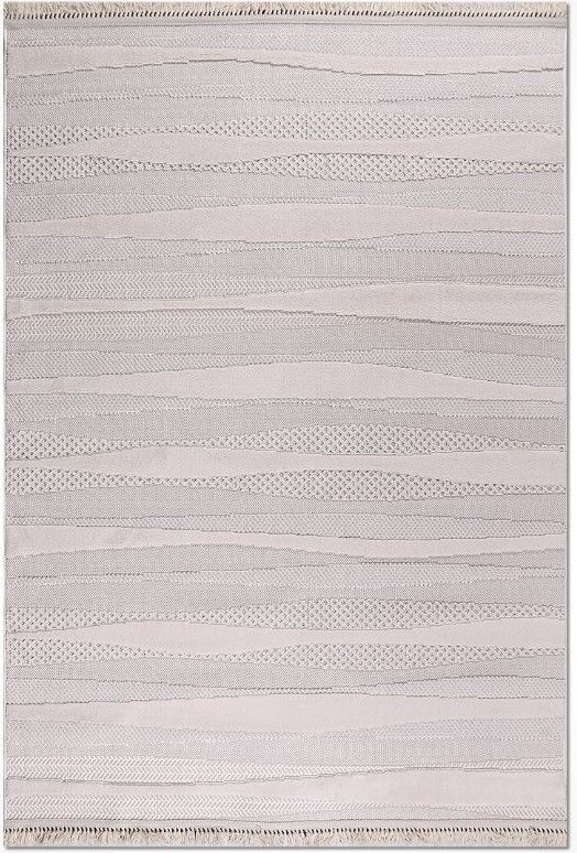 Crea Halı İzgi IM03K Kabartmalı Modern Geometrik Desenli Hav Toz Vermez Salon Halısı  My Crea Home