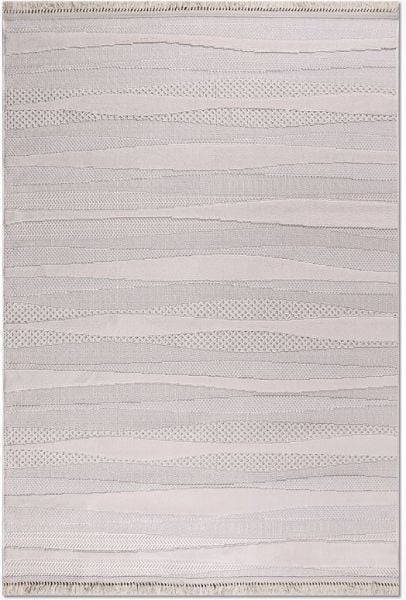 Crea Halı İzgi IM03K Kabartmalı Modern Geometrik Desenli Hav Toz Vermez Salon Halısı  My Crea Home