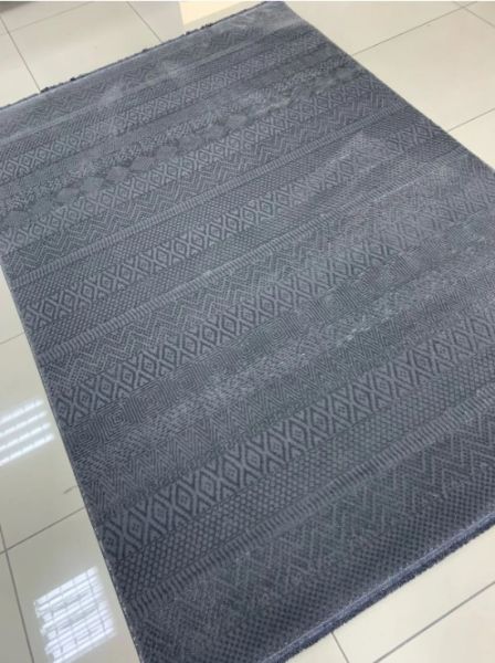 Merinos Recycle Koleksiyonu 38422 091 Antrasit Modern Dokuma Salon Mutfak Halısı Yolluk