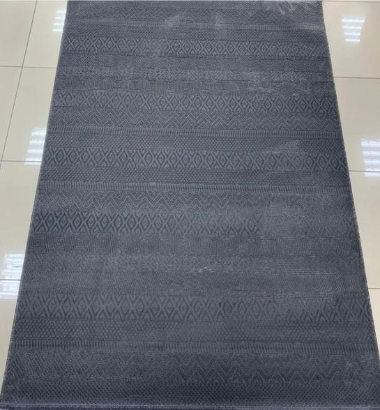 Merinos Rcycle Koleksiyonu 38422 091 Antrasit Modern Dokuma Salon Mutfak Halısı Yolluk