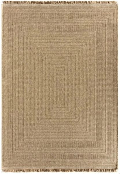 Seyran Halı 668 Bej İndia Naturel Modern Jüt Dokulu Kahve Halı Hasır Model Yolluk Jüt Halı