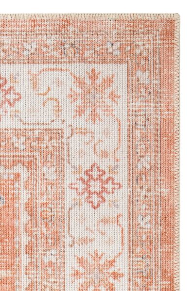 Eko Halı Elista Vintage ELS 201 Terra Esitme Yumuşak Dokuma Kaymaz Tabanlı Yıkanabilir Modern Halı Salon Oturma Odası Mutfak Koridor Halısı