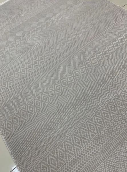 Merinos Recycle Koleksiyonu 38422 071 Krem Modern Dokuma Salon Mutfak Halısı Yolluk