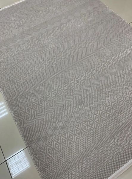 Merinos Recycle Koleksiyonu 38422 071 Krem Modern Dokuma Salon Mutfak Halısı Yolluk