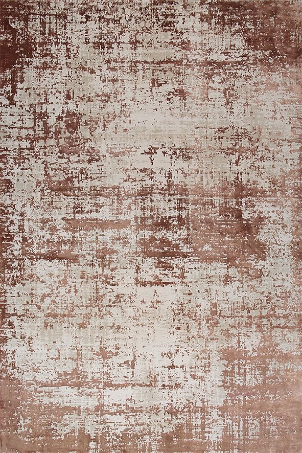 Drom Kaymaz Tabanlı Yıkanabilir Kahve Modern Salon Halısı