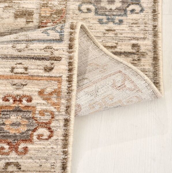 Crea Halı Alya AV05 Vintage Eskitme Desen Yumuşak Tuşeli Etnik Dokuma Taban Etnik Salon Oturma Odası Halısı My Crea Home