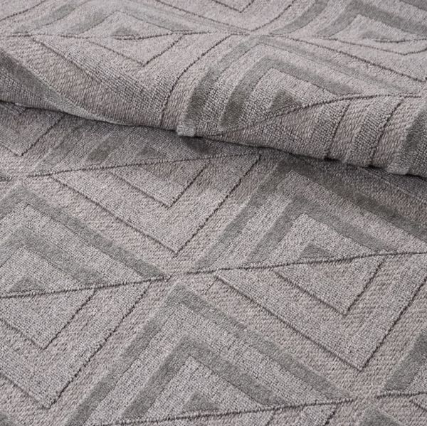 Crea  Halı Zara ZT02 Gri Kabartmalı Salon Oturma Odası Halısı Yolluk Koridor Mutfak Halısı Modern Halı