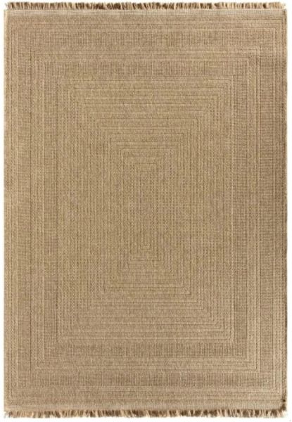 Seyran Halı 668 Bej İndia Naturel Modern Jüt Dokulu Kahve Halı Hasır Model Yolluk Jüt Halı 80x150