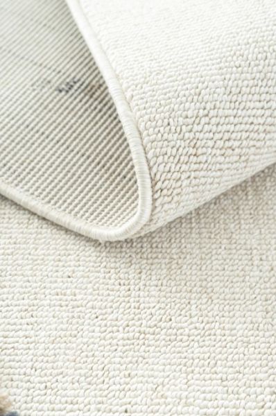 Eko Halı Terazzo 04 White Beige Hav Toz Vermez Krem Bej Yumuşak ve Parlak Tuşeli İskandinav Halı