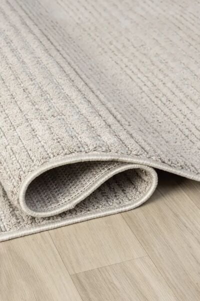 Seyran Halı Zara 0950 Bej Ekstra Yumuşak Kabartmalı Modern Yolluk Koridor Mutfak Salon Halısı