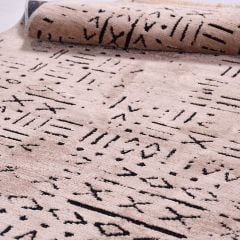 Crea Halı Vena Koleksiyonu 8011S Dokuma Kaymaz Tabanlı Modern Halı My Crea Home 100x300