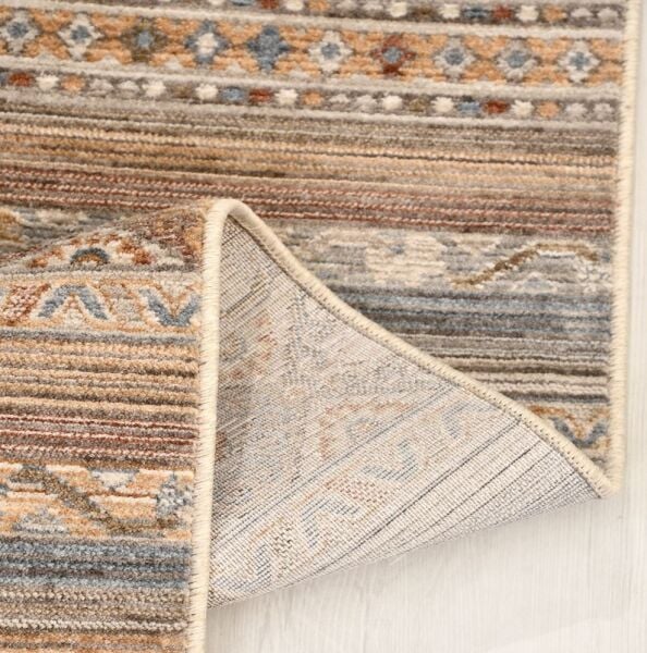 Crea Halı Alya AV07 Vintage Eskitme Desen Yumuşak Tuşeli Etnik Dokuma Taban Etnik Salon Oturma Odası Halısı My Crea Home