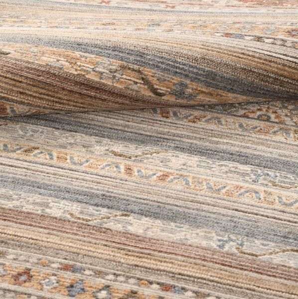 Crea Halı Alya AV07 Vintage Eskitme Desen Yumuşak Tuşeli Etnik Dokuma Taban Etnik Salon Oturma Odası Halısı My Crea Home