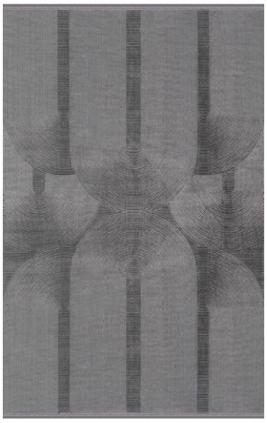 Merinos Rcycle Koleksiyonu 37804 091 Antrasit Modern Dokuma Salon Mutfak Halısı Yolluk