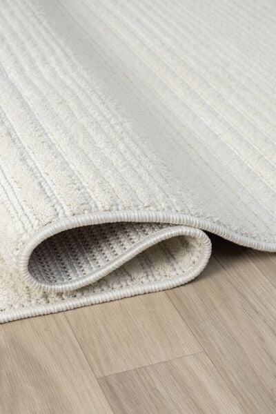 Seyran Halı Zara 0950 Krem Ekstra Yumuşak Kabartmalı Modern Yolluk Koridor Mutfak Salon Halısı