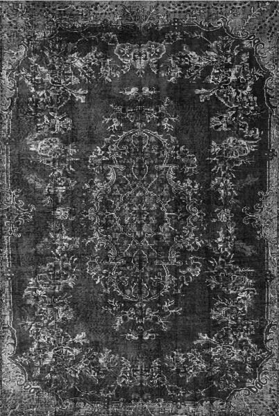 Drom Kaymaz Tabanlı Yıkanabilir Gri Modern Dokuma Halı