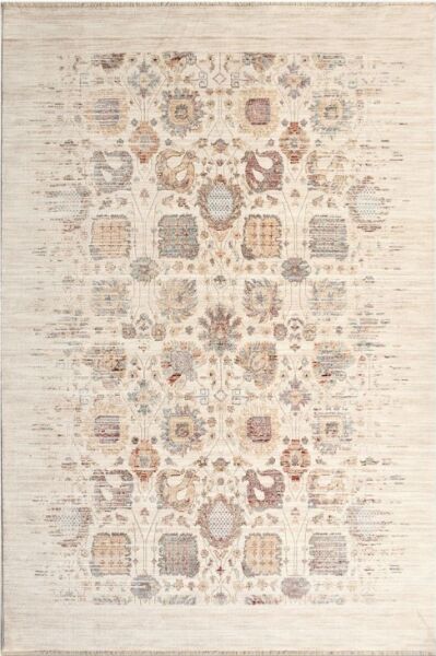Crea Halı Armoni AA01 Vintage Eskitme Desen Yumuşak Tuşeli Etnik Dokuma Taban Etnik Salon Oturma Odası Halısı My Crea Home