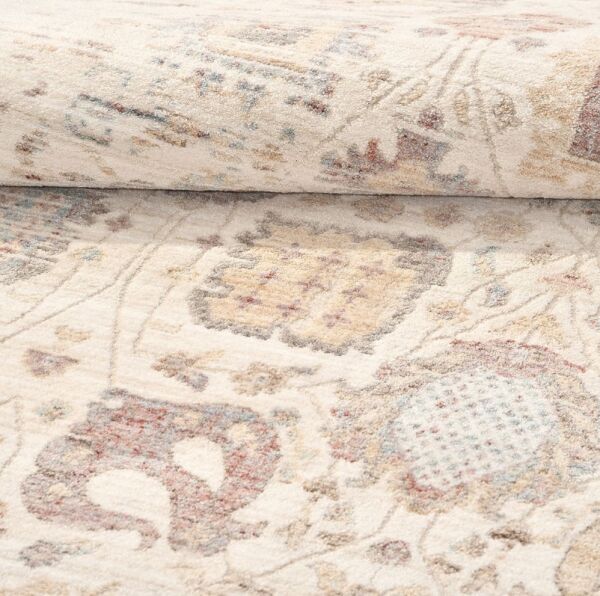 Crea Halı Armoni AA01 Vintage Eskitme Desen Yumuşak Tuşeli Etnik Dokuma Taban Etnik Salon Oturma Odası Halısı My Crea Home