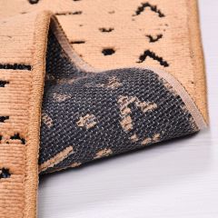 Crea Halı Vena Koleksiyonu 8013S Dokuma Kaymaz Tabanlı Modern Halı Somon My Crea Home 100x400