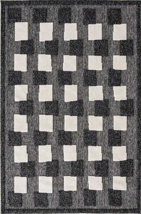 Halımax Gloria 7513 Antrasit Hav Toz Vermez Kabartmalı Modern Salon Halısı