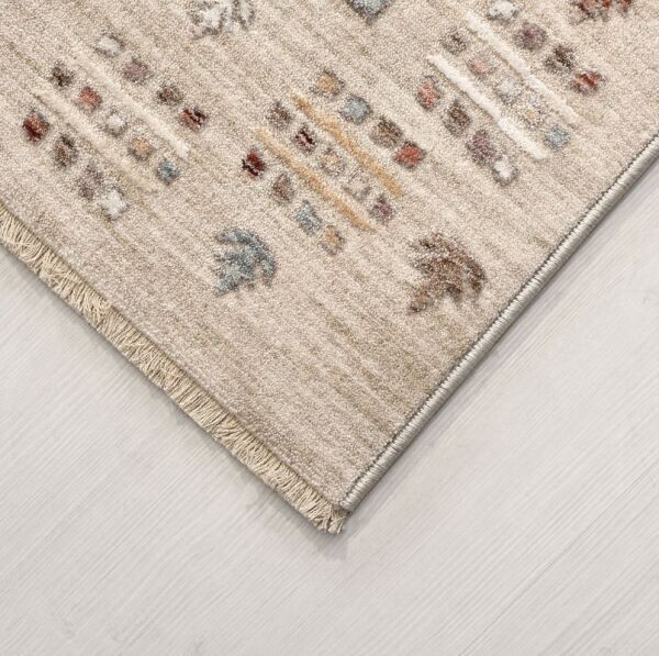 Crea Halı Armoni AA02 Vintage Eskitme Desen Yumuşak Tuşeli Etnik Dokuma Taban Etnik Salon Oturma Odası Halısı My Crea Home