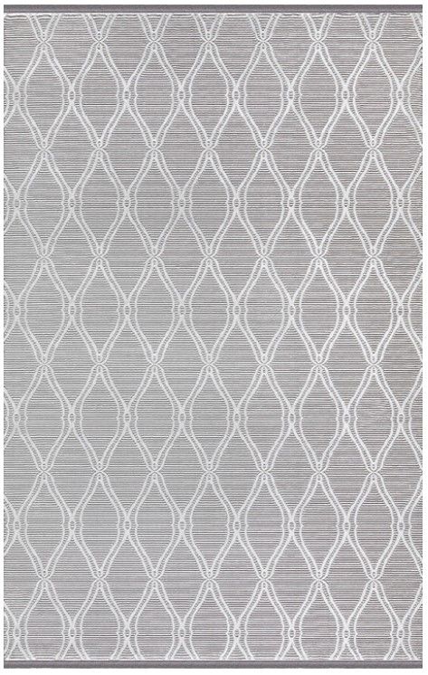 Merinos Rcycle Koleksiyonu 37406 096 Gri Modern Dokuma Salon Mutfak Halısı Yolluk