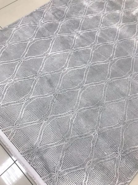 Merinos Recycle Koleksiyonu 37406 096 Gri Modern Dokuma Salon Mutfak Halısı Yolluk