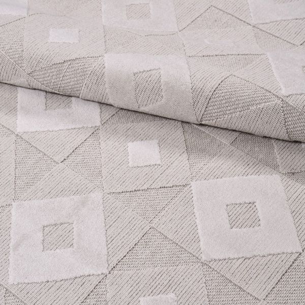 Crea  Halı Zara ZT06 Krem Kabartmalı Salon Oturma Odası Halısı Yolluk Koridor Mutfak Halısı Modern Halı