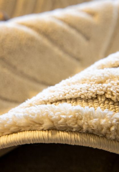 Halımax Vendi 2213 Krem Hav Toz Vermez Kabartmalı Modern Salon Halısı