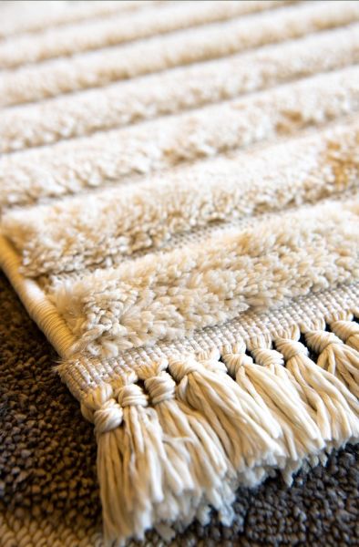 Halımax Vendi 2213 Krem Hav Toz Vermez Kabartmalı Modern Salon Halısı