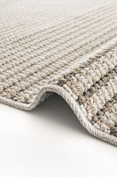 Eko Halı Soho SH 17 Beige Ivory Hav Toz Vermez Modern Bukle Makine Halısı Yolluk Bej Mutfak Halısı