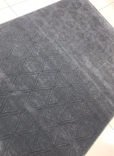 Merinos Recycle Koleksiyonu 37406 091 Antrasit Modern Dokuma Salon Mutfak Halısı Yolluk