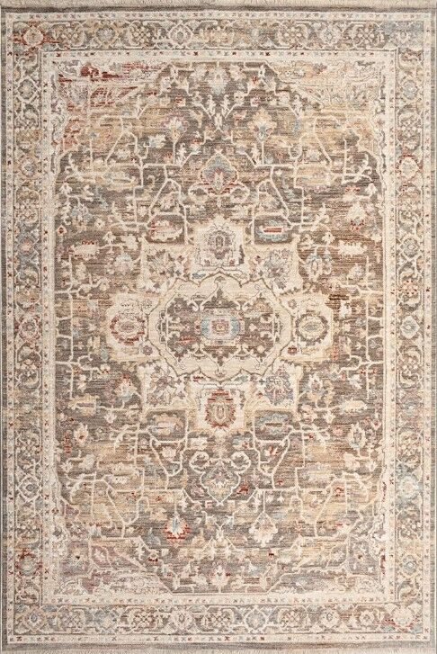 Crea Halı Armoni AA03 Vintage Eskitme Desen Yumuşak Tuşeli Etnik Dokuma Taban Etnik Salon Oturma Odası Halısı My Crea Home