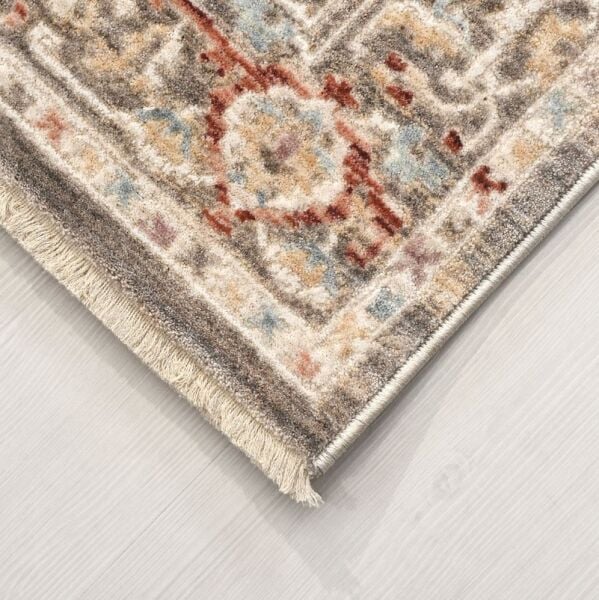 Crea Halı Armoni AA03 Vintage Eskitme Desen Yumuşak Tuşeli Etnik Dokuma Taban Etnik Salon Oturma Odası Halısı My Crea Home