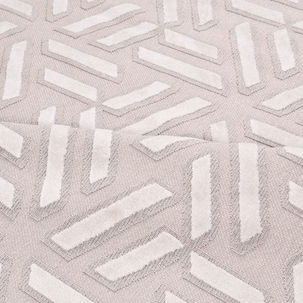 Crea  Halı Zara ZT07 Krem Kabartmalı Salon Oturma Odası Halısı Yolluk Koridor Mutfak Halısı Modern Halı