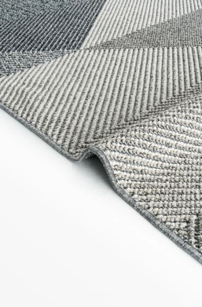 Eko Halı Soho SH 08 Grey Multy Hav Toz Vermez Modern Bukle Makine Halısı Yolluk Gri Mutfak Halısı