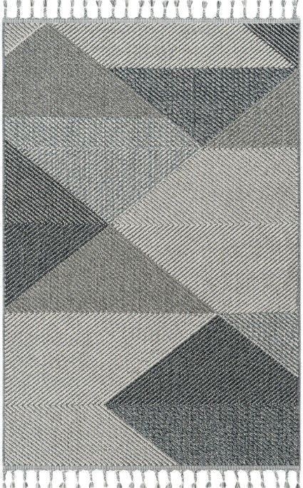 Eko Halı Soho SH 08 Grey Multy Hav Toz Vermez Modern Bukle Makine Halısı Yolluk Gri Mutfak Halısı